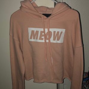 Laura Lee Los Angeles crop hoodie